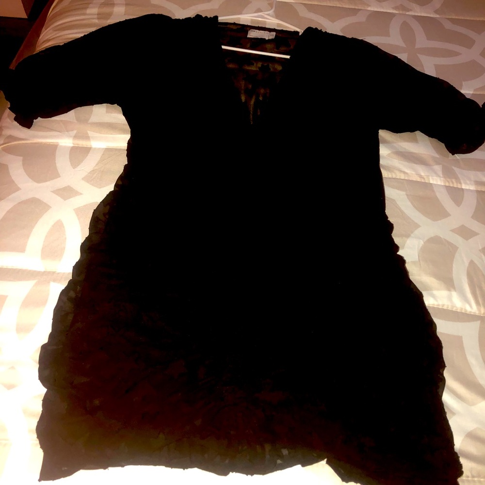Black party dress worn once very stylish